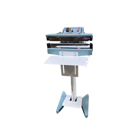 Sealer Sales KF Series 8in Direct Heat Foot Sealer with 10mm Wide Seal, Meshed, Standing Operation KF-200DF+STE+PPSE